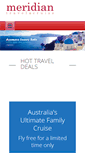 Mobile Screenshot of meridiantravel.com.au